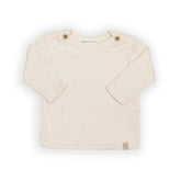 Shirt met open schouders - WARM WHITE 345 -  | Bamboom