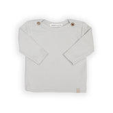 Shirt met open schouders - SKY GREY 352 -  | Bamboom