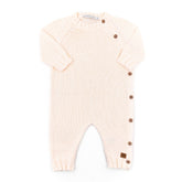 Jumpsuit aan de zijkant met konijn - Wit 01 -  | Bamboom