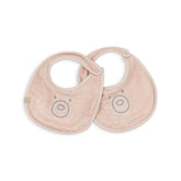 Set van 2 slabbetjes - WARM PINK 426 -  | Bamboom