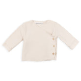 Kruissteek babytruitje Pure - WARM WHITE 128 -  | Bamboom