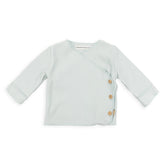Kruissteek trui voor baby's Pure - SKY GREY 352 -  | Bamboom