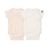 Pakket Body met korte mouwen Print - 2 stuks - FLOWERS MIX 142 -  | Bamboom