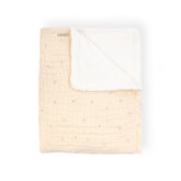 Dekentje voor kinderbedje 100X150 + knuffel - Wolk - OLIVES PINK 414 -  | Bamboom